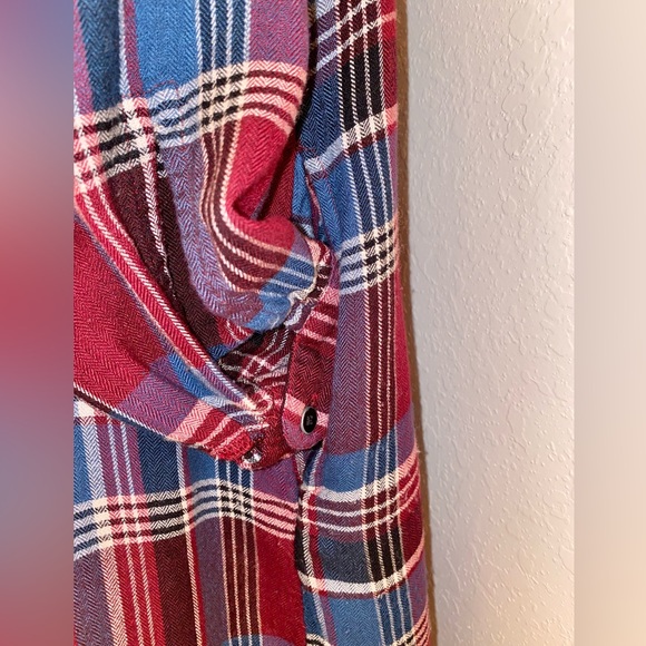 Lucky Brand Lightweight Soft Flannel Dress - Picture 8 of 9